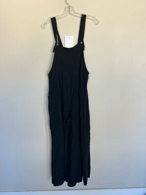 Anrabess One Piece Jumpsuit Overall Black Medium (1578)